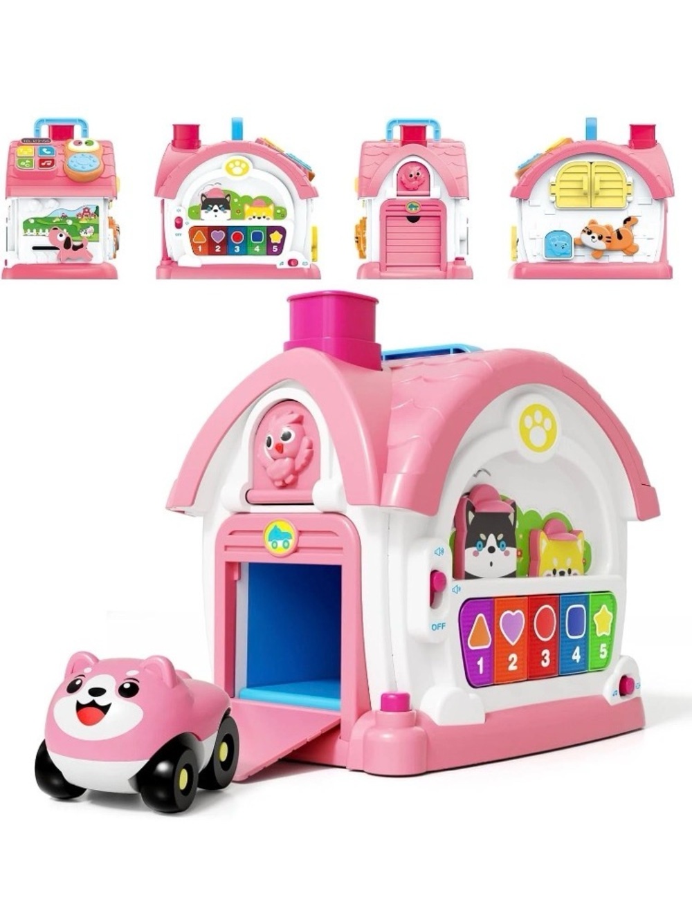 MUSICAL LEARNING HOUSE 8 IN 1 MONTESSORI EDUCATIONAL TOY - Picture 4 of 11